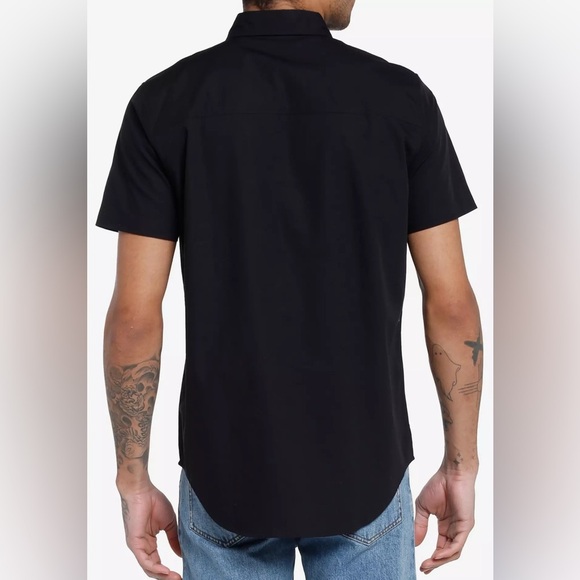 NWOT Our Universe Disney Jungle Cruise Tropical Woven Button-Up in Black- Size S - Picture 3 of 3